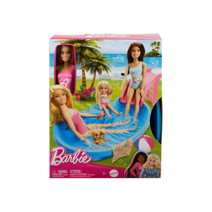 Barbie Exotiki Pisina Me Doll Hrj74  3+ years