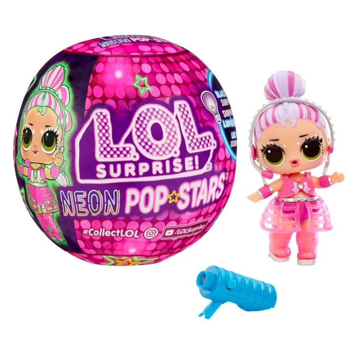 L.O.L Surprise Neon Pop Stars Tots Asst. Pdq 120674-Euc  4+ years