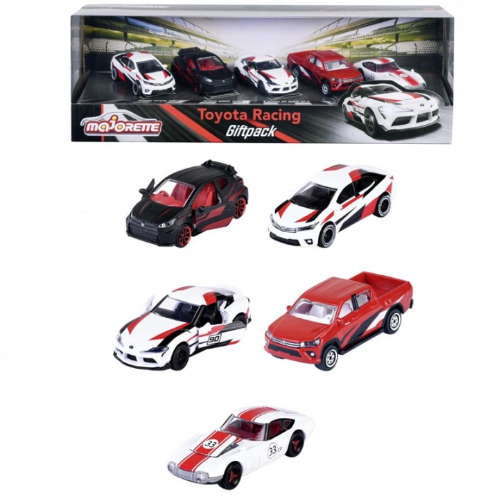 Majorette Toyota Racing 5 Pieces Giftpack 212053189  12+ years
