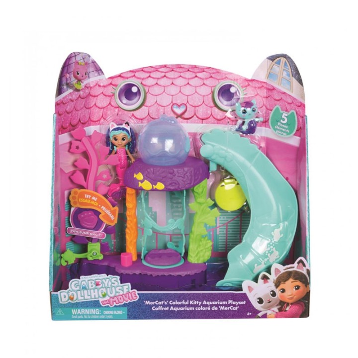 Spin Master Gabby'S Dollhouse: The Movie - 'Mercat'S' Colorful Kitty 6074401