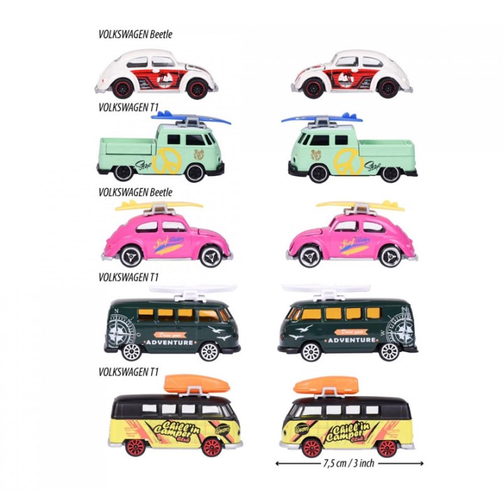 Majorette Vw The Originals 5 Pieces Pack 212055008  3+ years