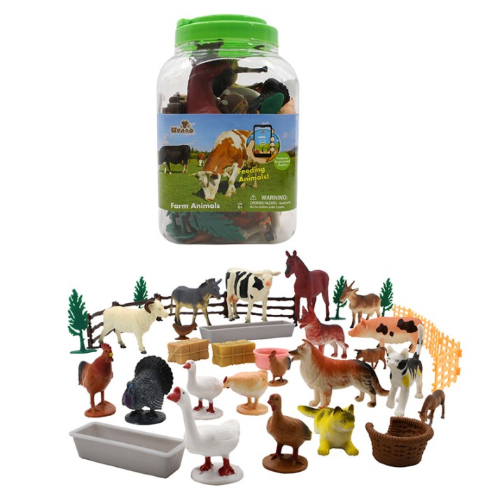 Wenno Animals Farm Play Set 7214-M026