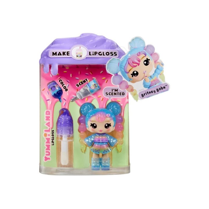 MGA Entertainment Yummiland Lipgloss Doll Asst. Seira 2 - 7 Schedia 525448-Euc