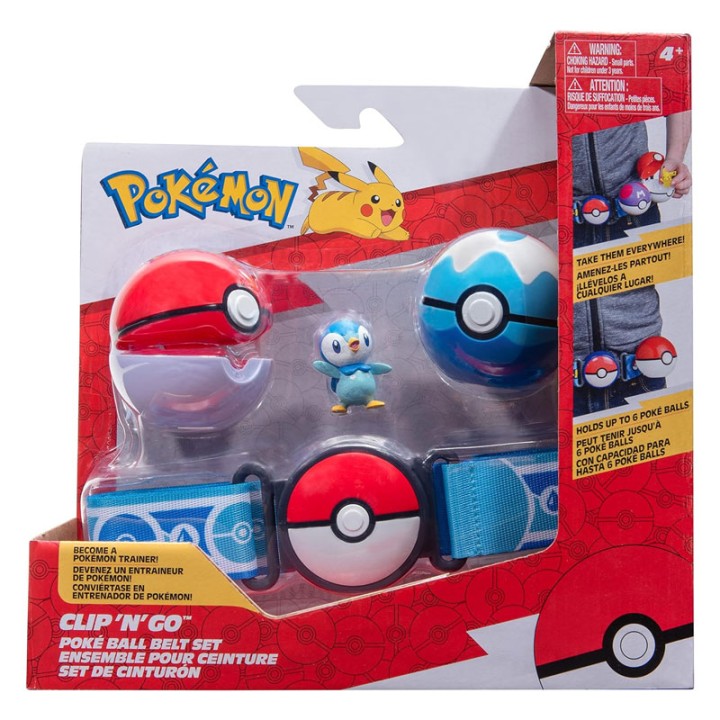 Pokemon Clip'N Go Poke Ball Piplup Me Zoni W12 (Poke & Dive Ball)/4 Jw003159  6+ years
