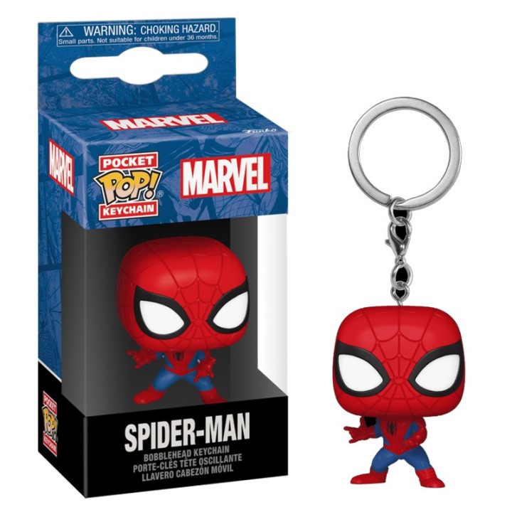 Funko POP Funko Pocket Pop! Marvel: Spider-Man Bobble-Head Keychain  4+ years