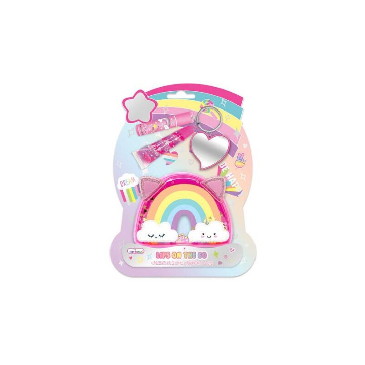 Hot Focus 91341 Lip Gloss Set Rainbow  4+ years