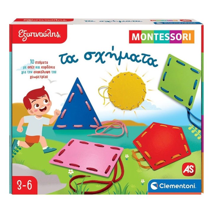 AS Company Clementoni Smart Montessori Shapes 1024-63239  3+ years