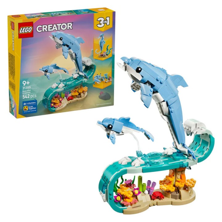 LEGO Creator 31385 Sea Animals: Beautiful Dolphins  4+ years