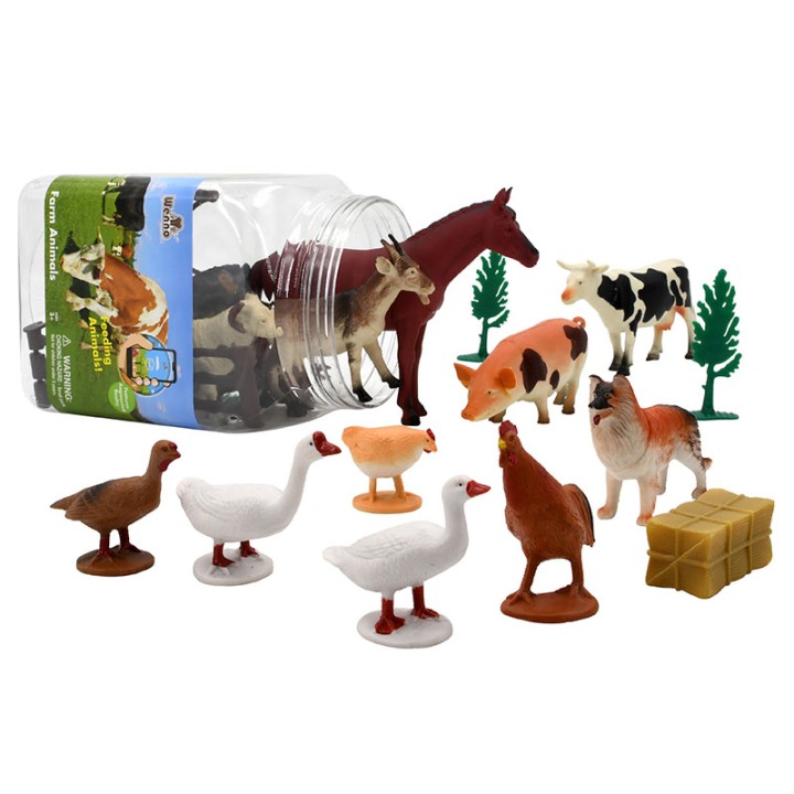 Wenno Animals Farm Play Set 6633-M026