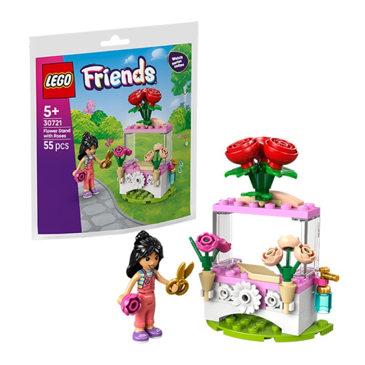 LEGO Friends Mini Vrečka 30721 Flower Stand With Roses  6+ years