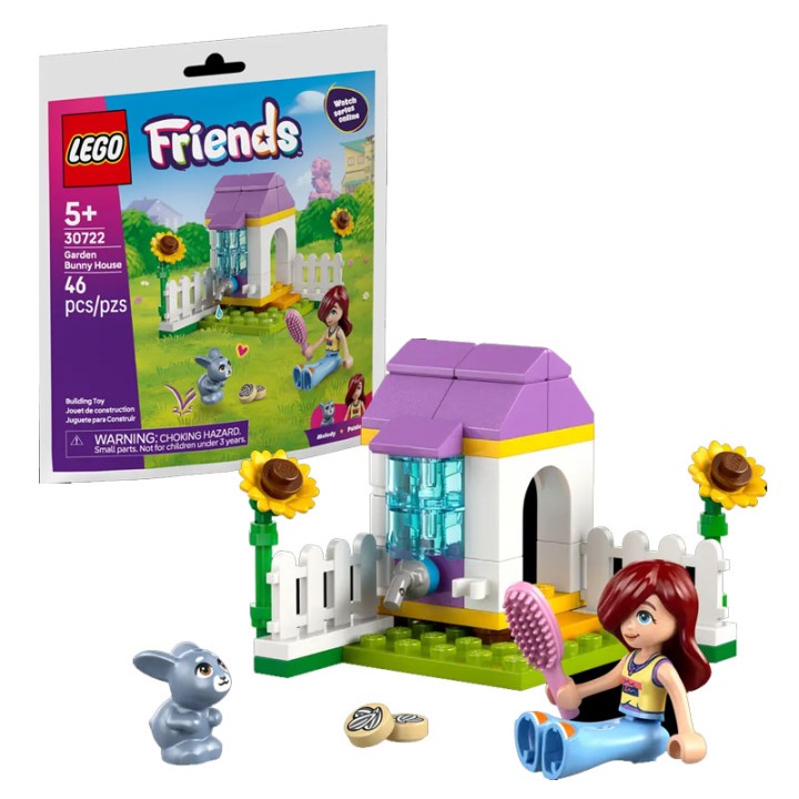 LEGO Friends Mini Vrečka 30722 Garden Bunny House  3+ years