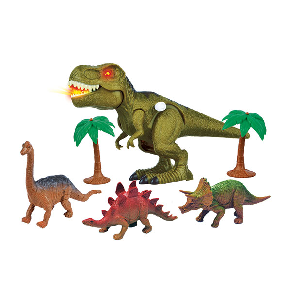 Red Box Red Box Dinosaur Playset With Light Sound T-Rex 24378