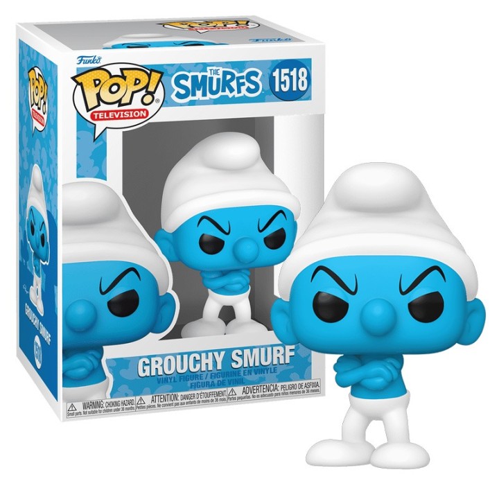 Funko POP! Television: The Smurfs - Grouchy Smurf #1518  4+ years