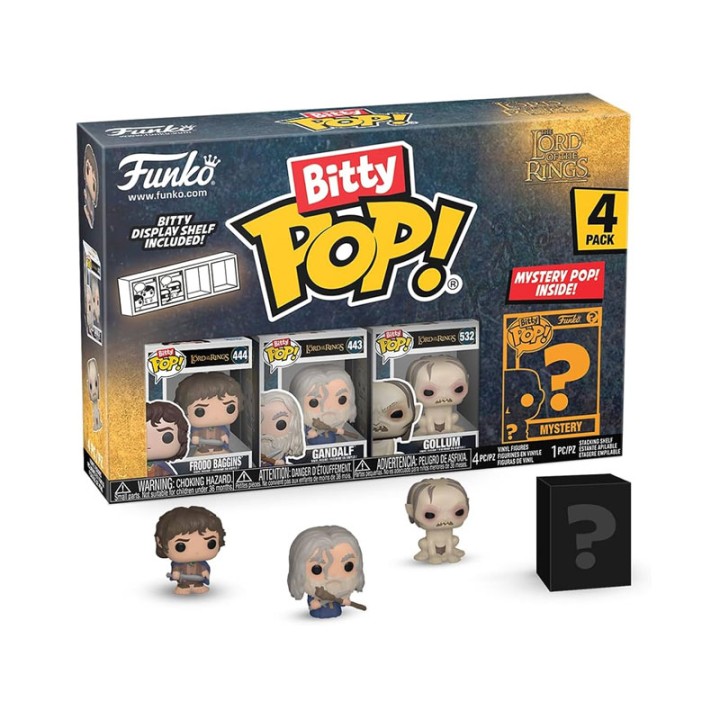 Funko POP Funko Bitty Pop! 4-Pack: The Lord Of The Rings - Frodo Baggins Vinyl Figures  8+ years