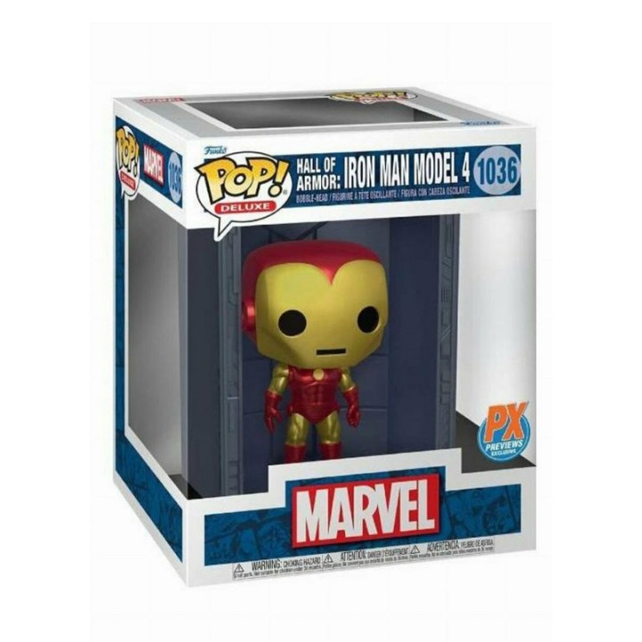 Funko POP! Marvel Hall Of Armor: Iron Man Model 4 #1036 Bobble-Head Vinyl Figure  6+ years
