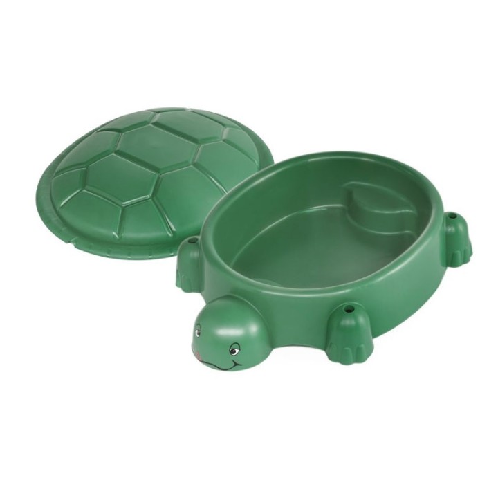 Paradiso Toys Turty Sandbox with lid Schildpad 115 x 83 cm green T00234
