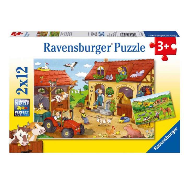 Ravensburger 07560 2X12 Pcs Puzzle Working On