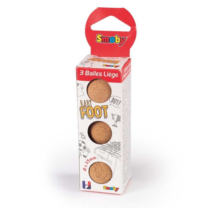 Smoby 3 Cork Balls 35 Mm 7600140411