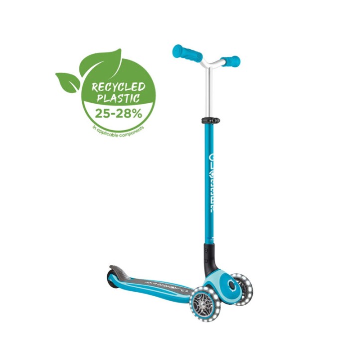 Globber  Scooter Master Lights Aqua 663-100  4+ years