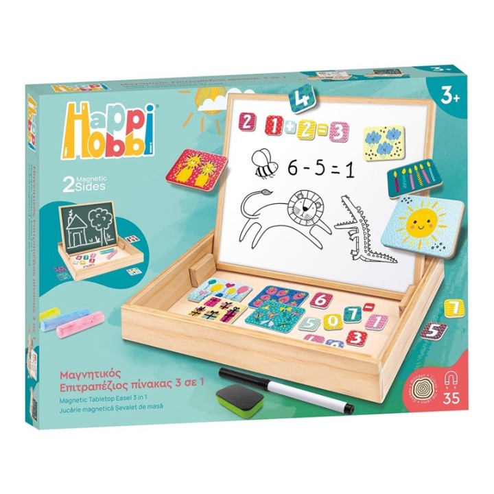 AS Company Happihobbi Magnet Board game s Pinakas 1029-64086  4+ years