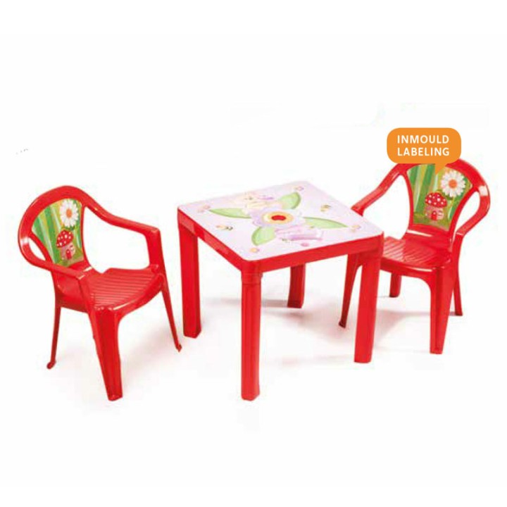 Paradiso Toys Kid'S Table Red Iml T02630