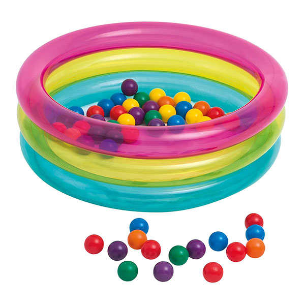Intex Pisina 3-Ring Baby Ball Pit 48674Np  4+ years