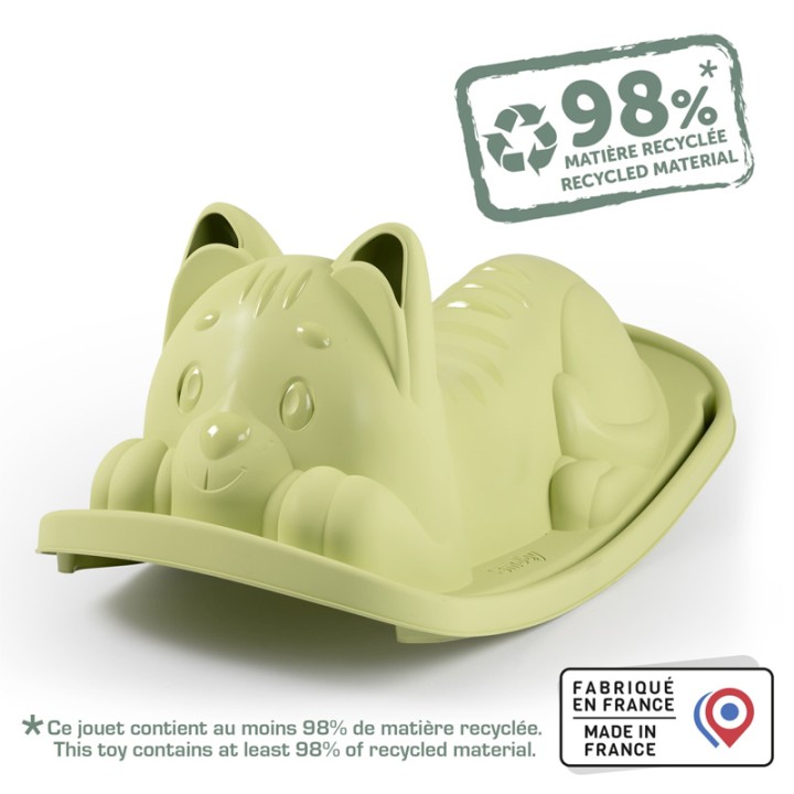 Smoby S.Life Green Cat Rocker 7600830108