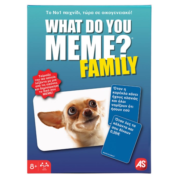 AS Company Board game What Do You Meme Oikogeneiako 1040-26200