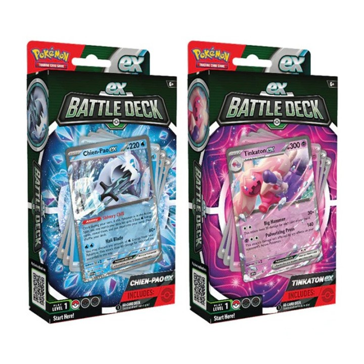 Pokemon Tinkaton/Chien-Pao Ex Battle Deck Display (6Ct) Pok862403  18+ months