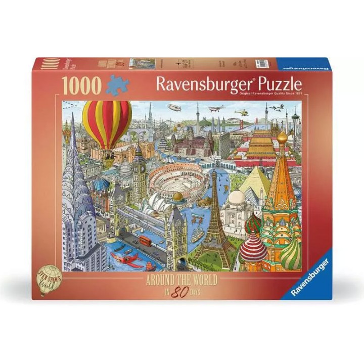 Ravensburger 1000 Pcs Puzzle Around The World In 80Days 12000169