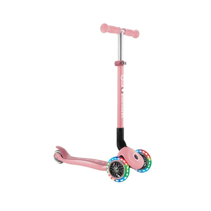 Globber  Scooter Primo Foldable Lights Pastel Pink 432-211-3  7+ years