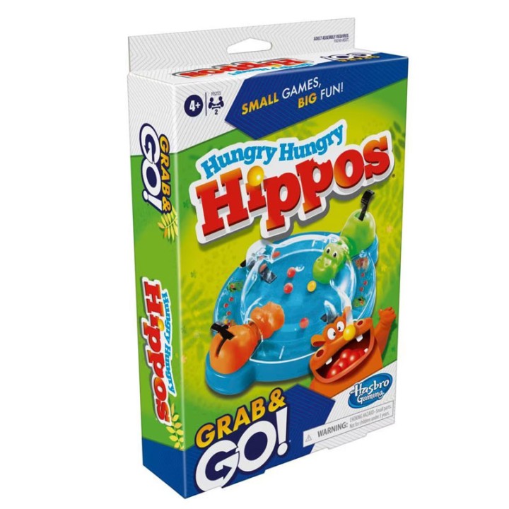 Hasbro Hungry Hungry Hippos Grab And Go (F8255)  4+ years