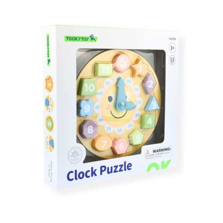 Tooky Toy Wooden Watch Pastel Tl675N