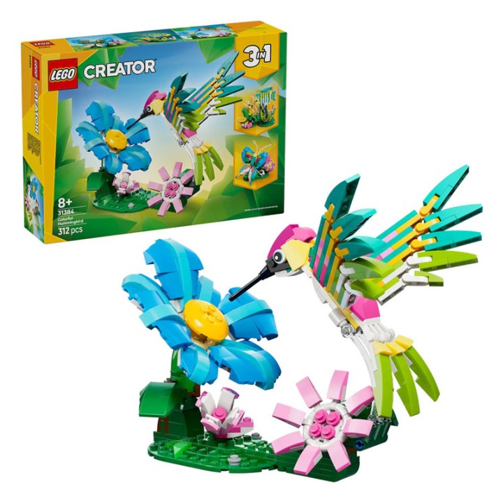 LEGO Creator 31384 Wild Animals: Colourful Hummingbird  4+ years