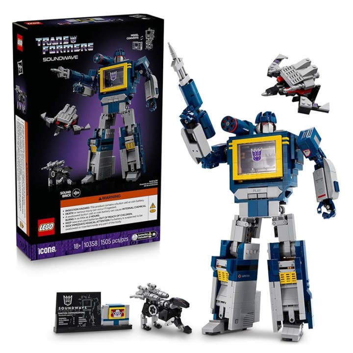 LEGO 10358 Transformers: Soundwave  4+ years