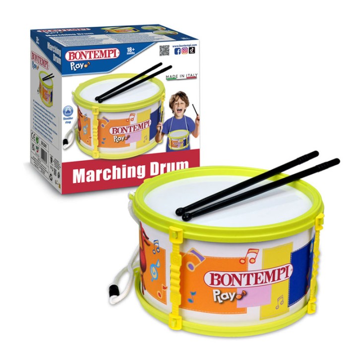 Bontempi    Marching Drum With Shoulder Strap 210 Mm 50 2547  4+ years