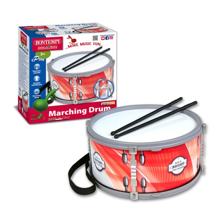 Bontempi    Marching Drum With Shoulder Strap 250 Mm 50 2842  4+ years