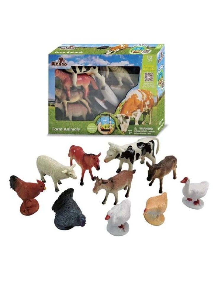 Wenno Animals Horses 10Pcs D6906