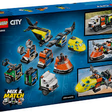 LEGO City 60505 Airplane, Service Truck & Hovercraft Remix  4+ years