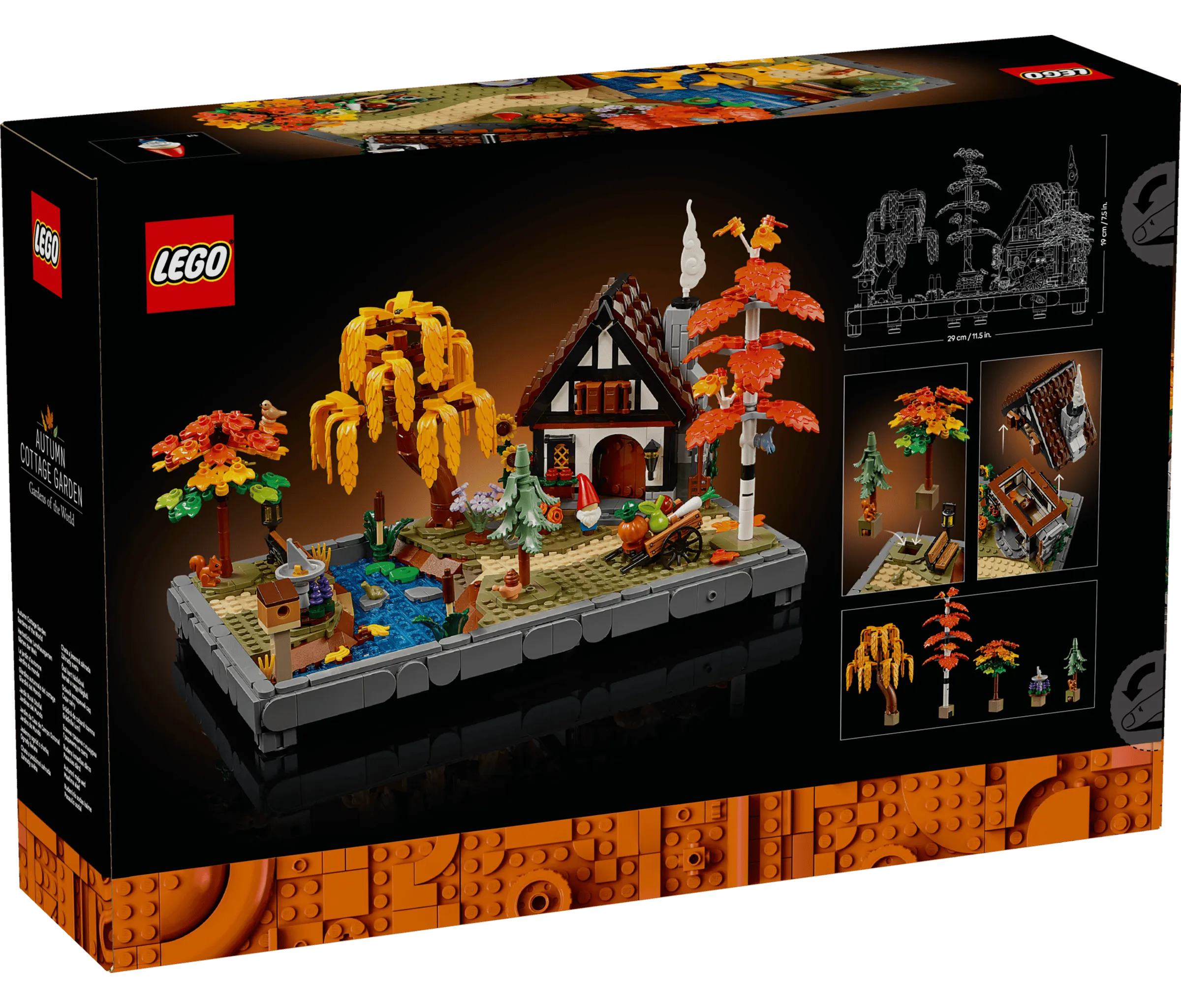 LEGO Icons 11372 Autumn Cottage Garden  3+ years