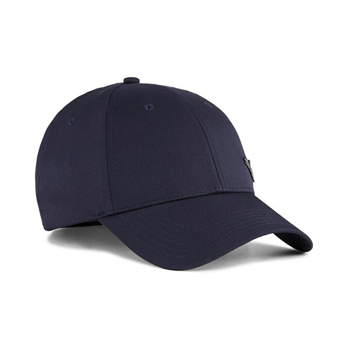 Puma Navy Ess Metal Puma Cat Baseball Cap Unisex Size: 1
