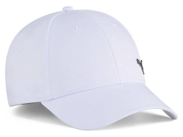 Puma White Ess Metal Puma Cat Baseball Cap Unisex Size: 1
