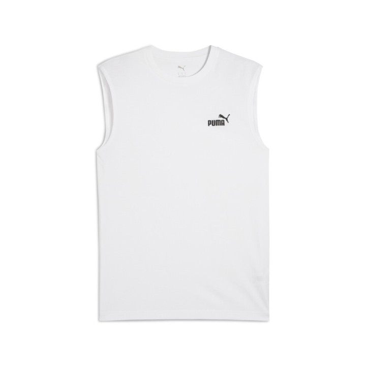 Puma Puma White Ess No. 1 Logo Sleeveless T-Shirt Men'S Size: M