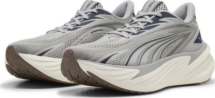 Puma Gray Echo-Warm White-Gum Maxima Pro Unisex Size: 9.5