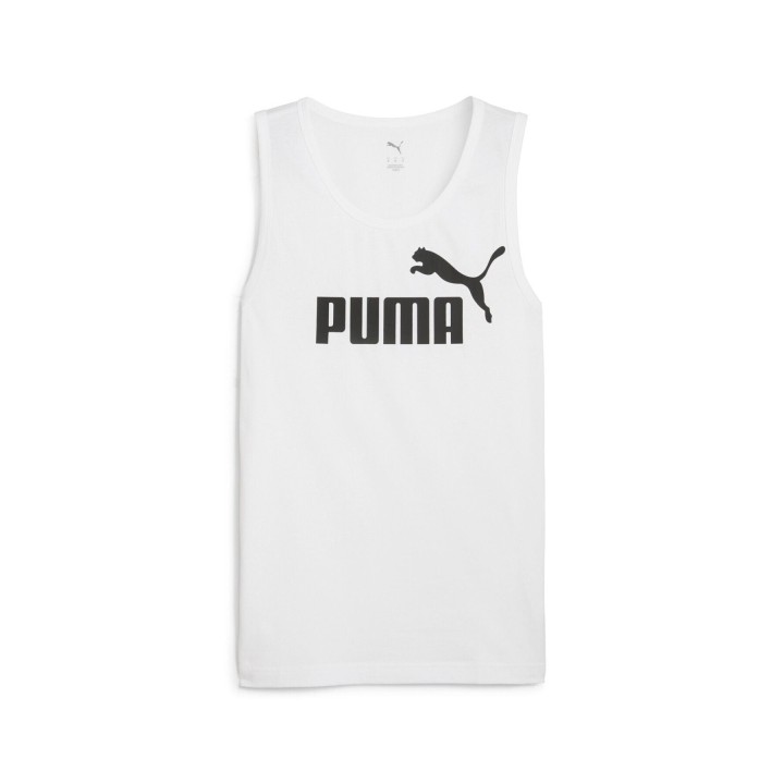Puma White Ess No. 1 Logo Tank Men'S Size: M
