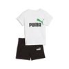 Puma Black-Archive Green Minicats Ess T-Shirt And Shorts Set Inf Unisex Size: 92