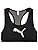 Puma Black-Big Black Cat 4Keeps Bra - P - Mid Womens Size: L