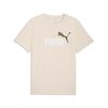 Puma Alpine Snow-White Ess 2 Color No. 1 Logo T-Shirt Men'S Size: L