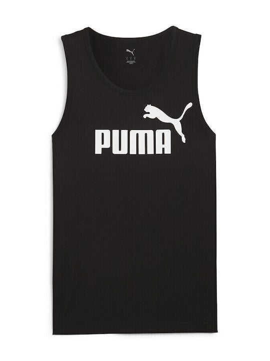 Puma Black Ess No. 1 Logo Tank Men'S Size: M