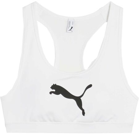 Puma White 4Keeps Bra - P - Mid Womens Size: S